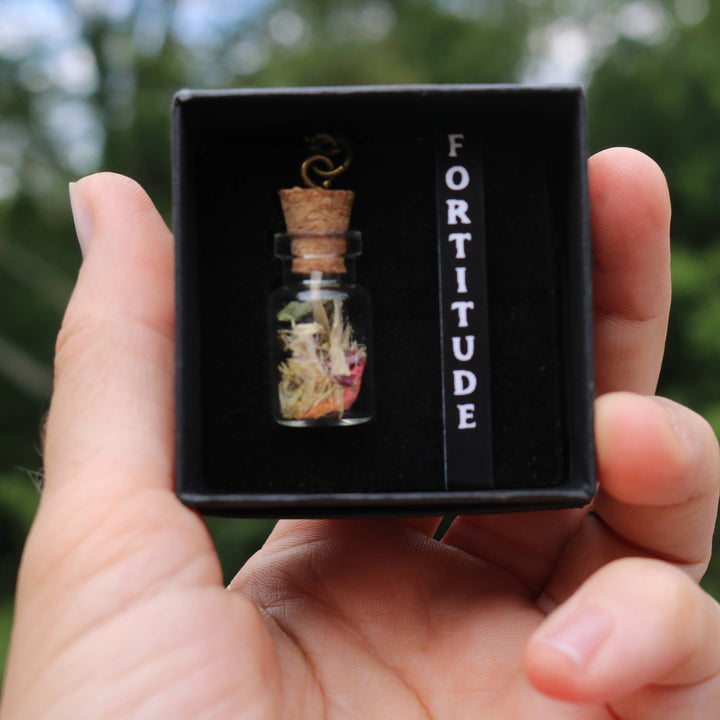 Brainmeats Atelier - Fortitude Amulet – Strength &amp; Resilience Talisman w/Acorn