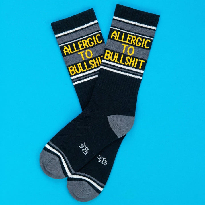 Gumball Poodle - Allergic To Bullshit Gym Crew Socks
