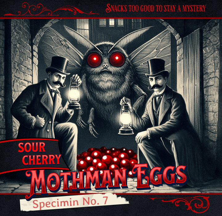 Duff &amp; Shaw - Legendary Snacks - Mothman Eggs - Sour Cherry