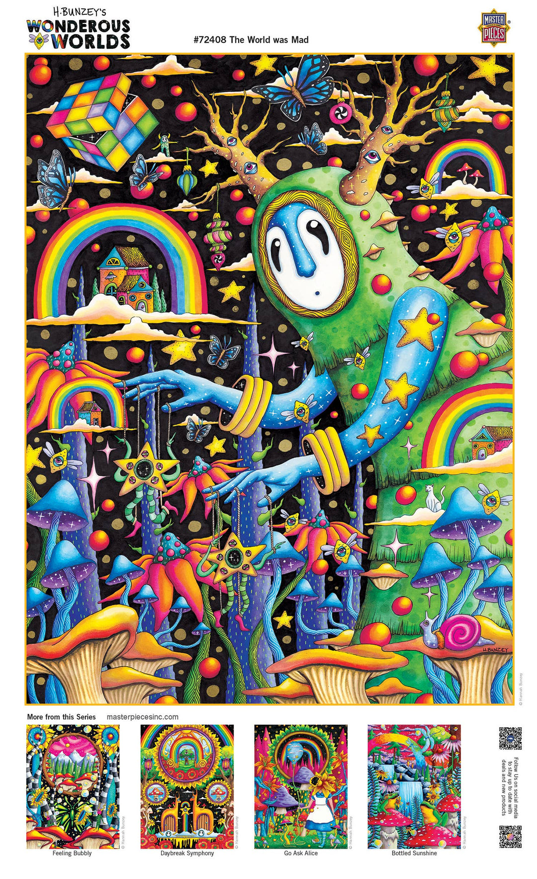 MasterPieces Puzzles - Wonderous Worlds - The World Was Mad 1000 Piece Puzzle