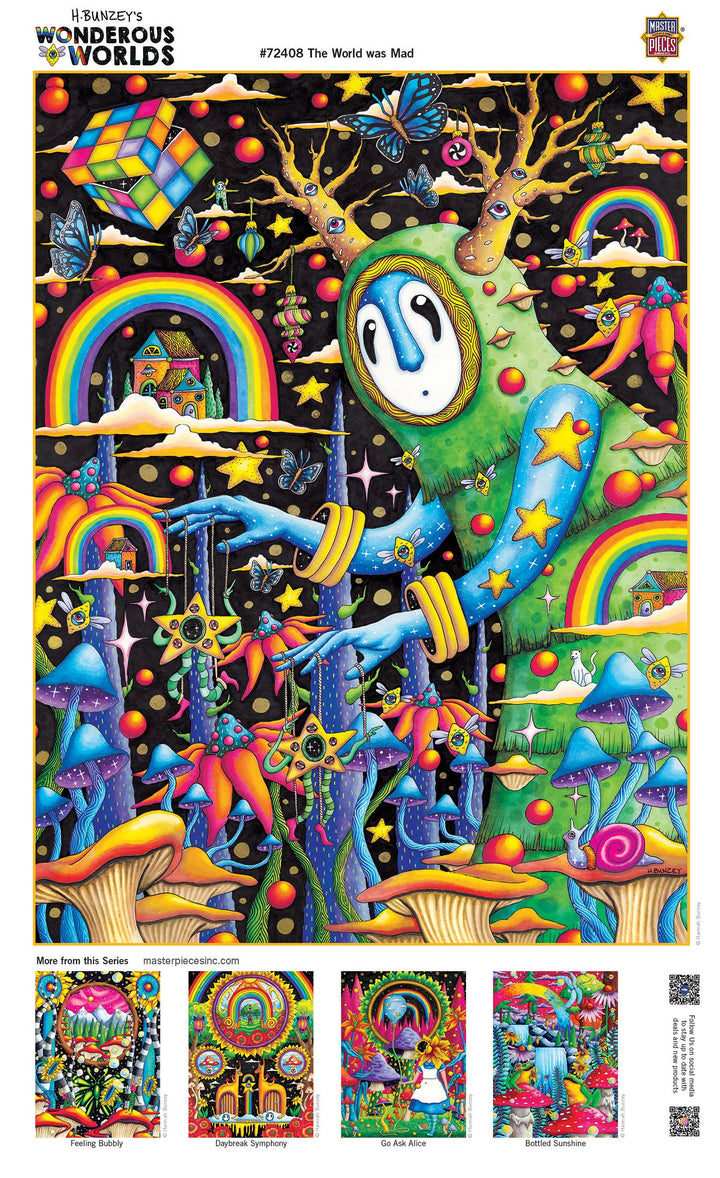 MasterPieces Puzzles - Wonderous Worlds - The World Was Mad 1000 Piece Puzzle