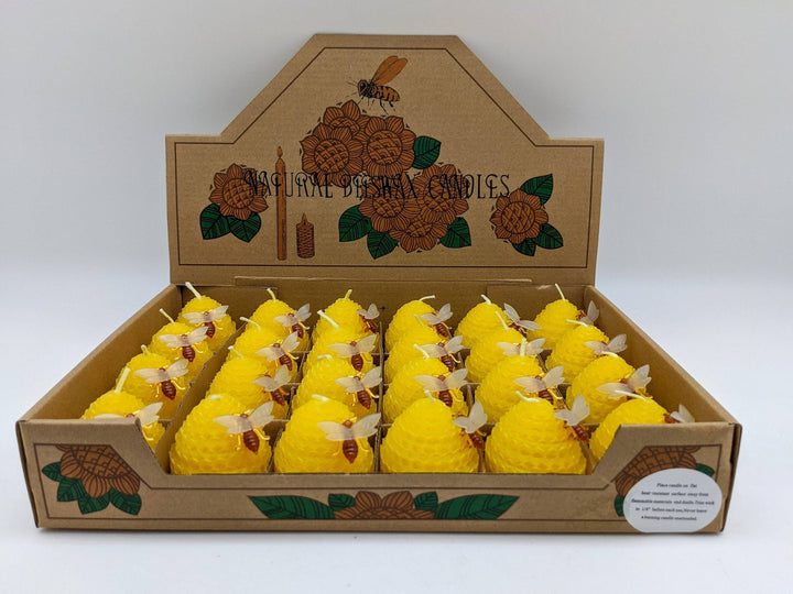 Natural Beeswax Candles With Vanilla Scent