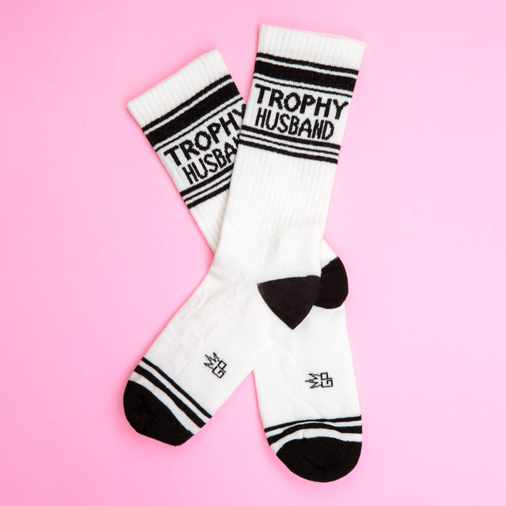 Gumball Poodle - Trophy Husband Gym Crew Socks