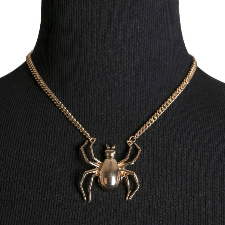 Golden Spider Necklace