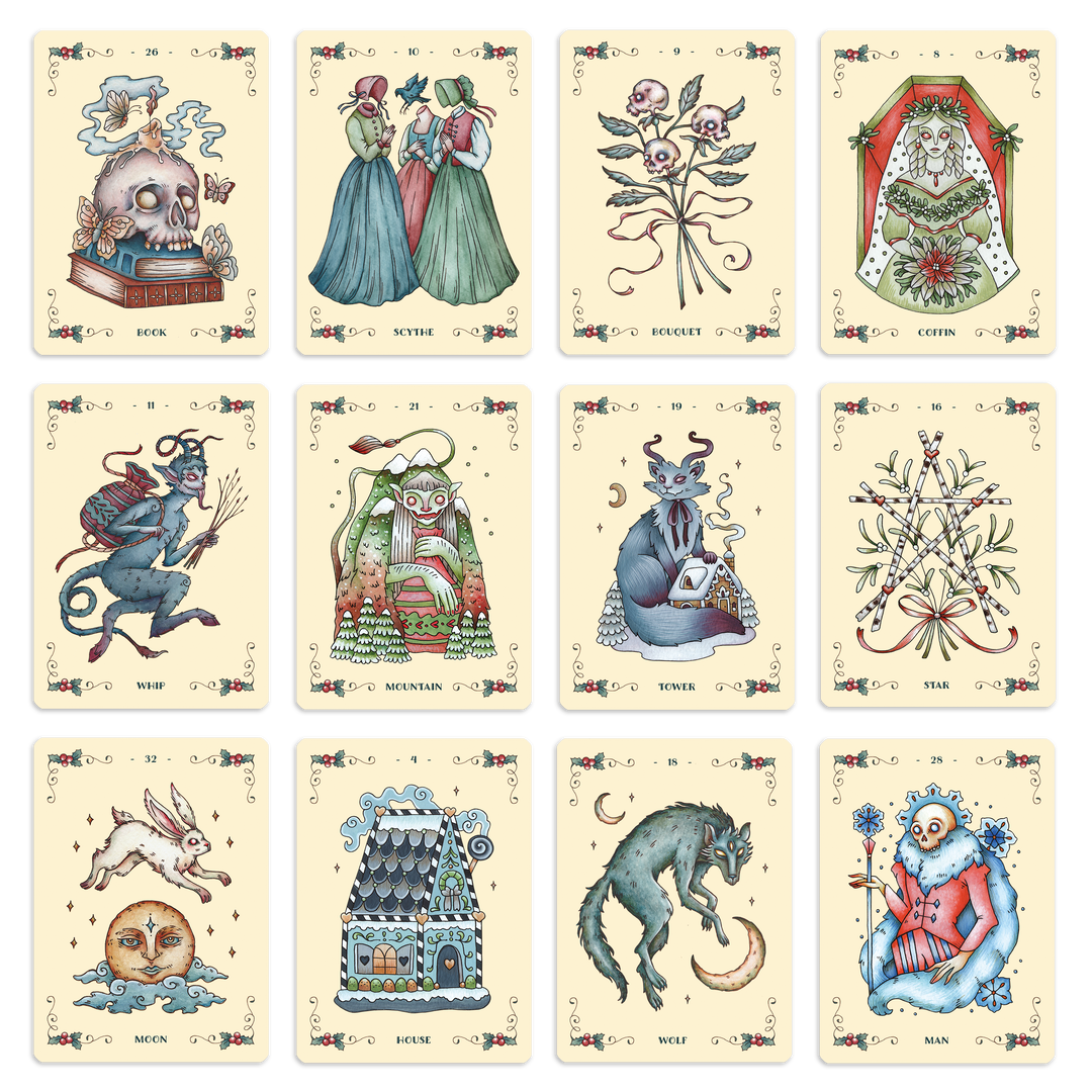 Faina Lorah - Yuletide Tales Lenormand - Deluxe Ed - Christmas Oracle Deck