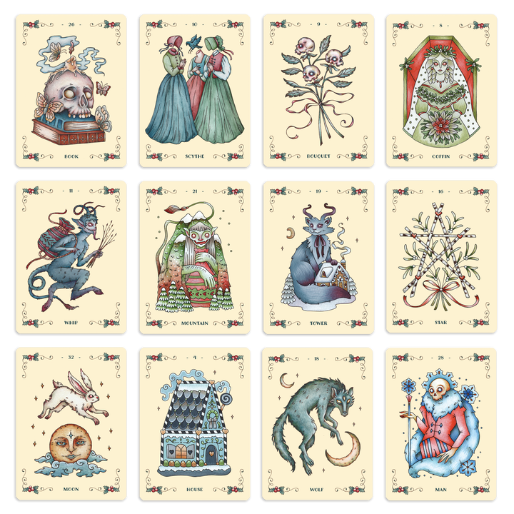 Faina Lorah - Yuletide Tales Lenormand - Deluxe Ed - Christmas Oracle Deck