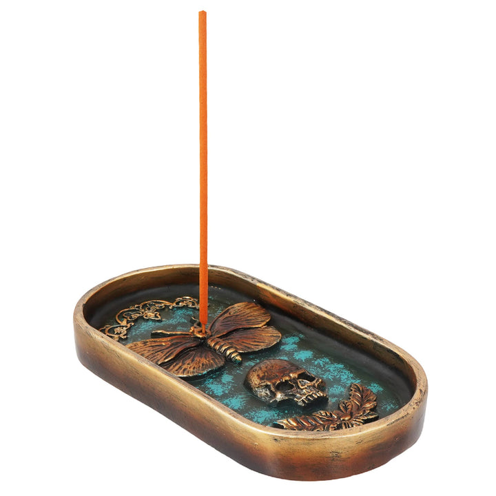 Fantasy Gifts - Moth/Skull Incense Burner