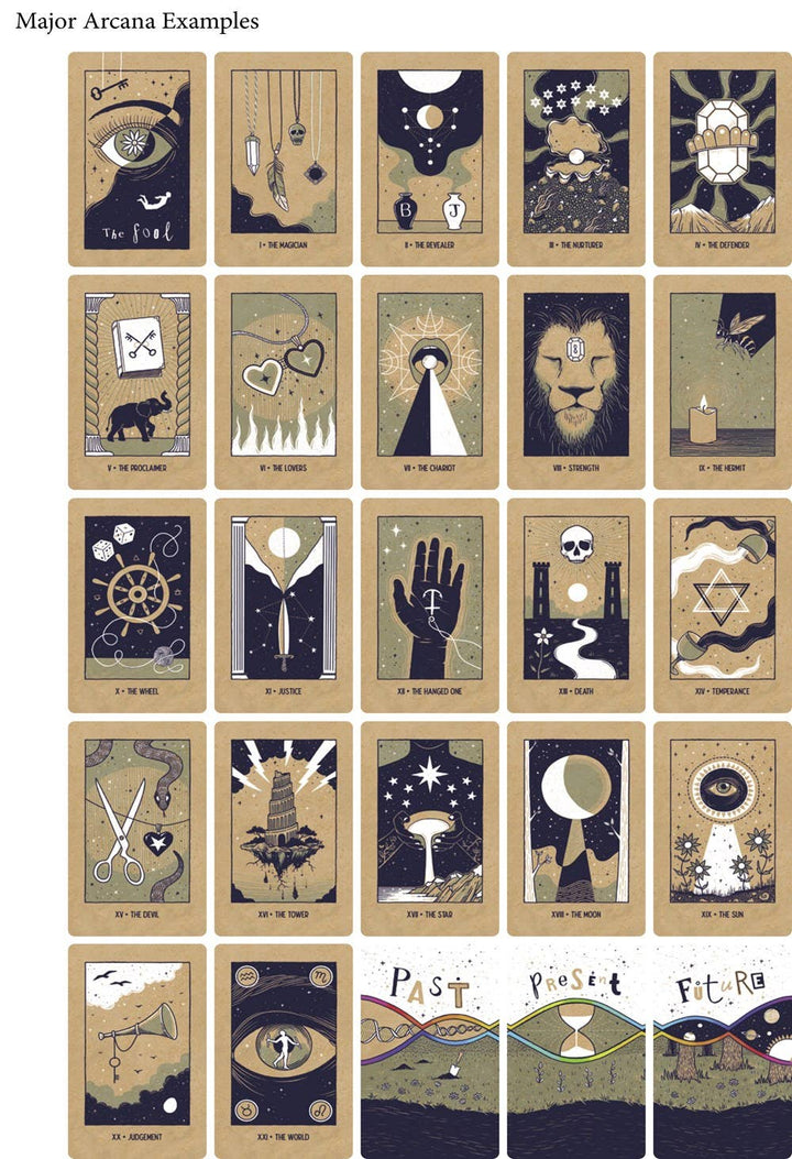 Microcosm Publishing & Distribution - Transient Light Tarot: An 81-Card Deck & Guidebook