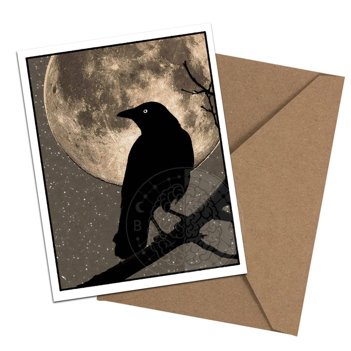 Brainmeats Atelier - Night Guardians – Boxed Crow Moon Notecard Set
