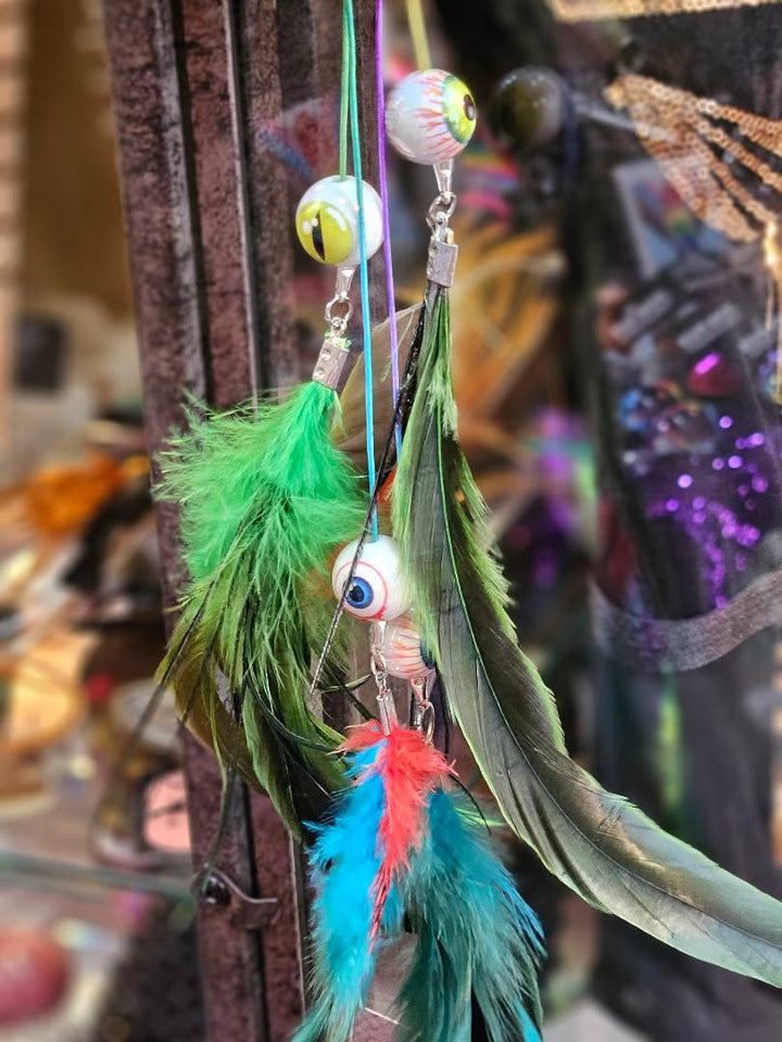 Feather Hairclips for Festivals, Raves, Parties, Statement Piece