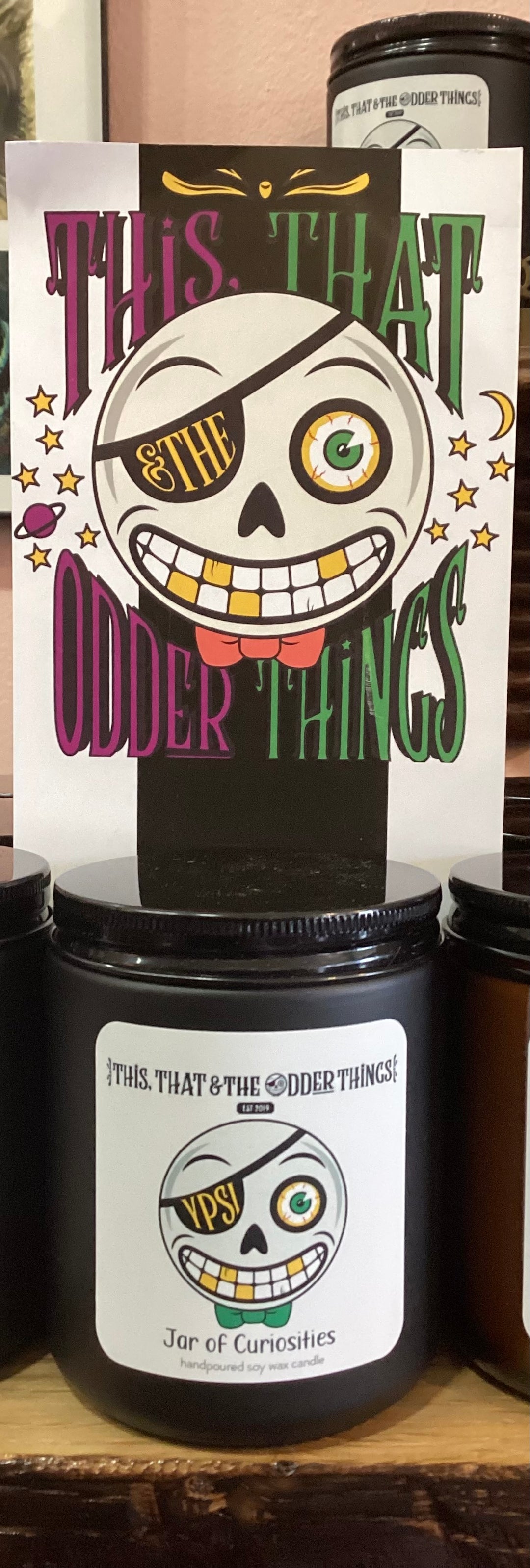 Odder Things Candle - Jar of Curiosities