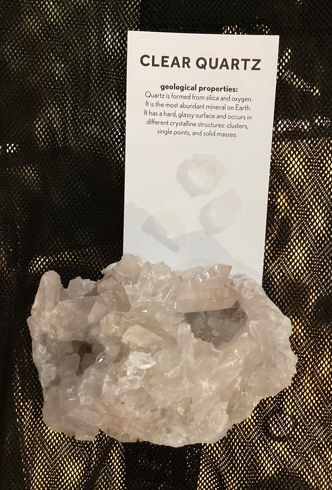 Clear Quartz Crystal Geode