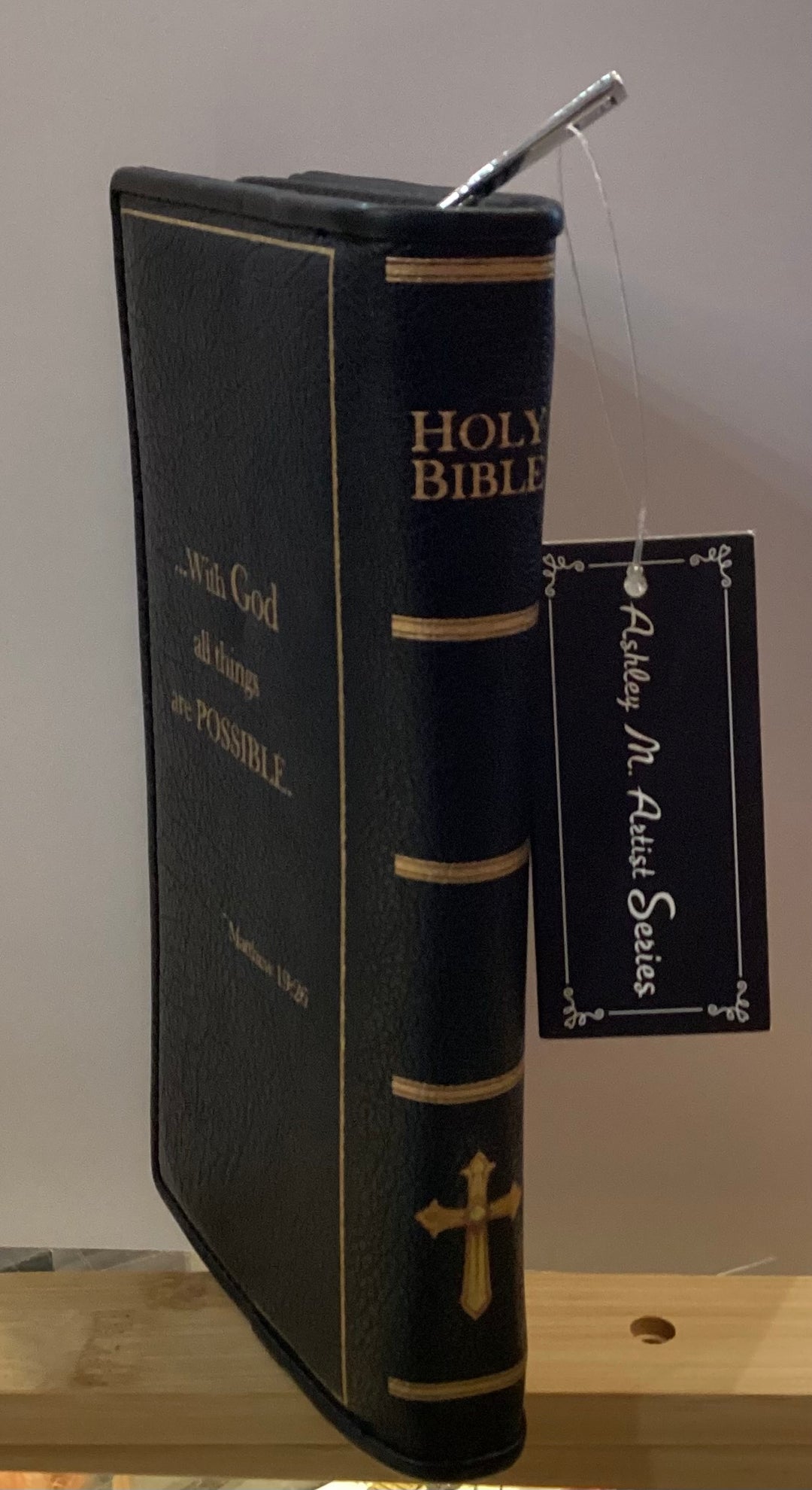 COMECO INC - Holy Bible Book Vinyl Wallet Clutch