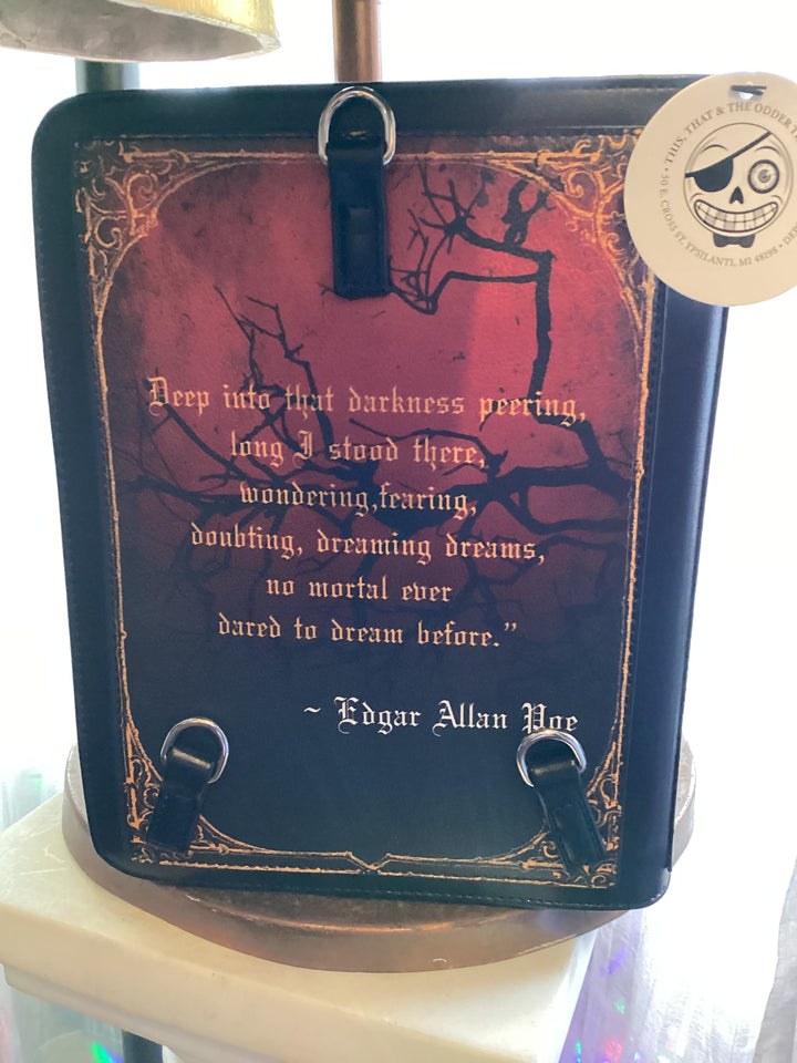 Edgar Allen Poe “The Raven” Crossbody Bag Purse
