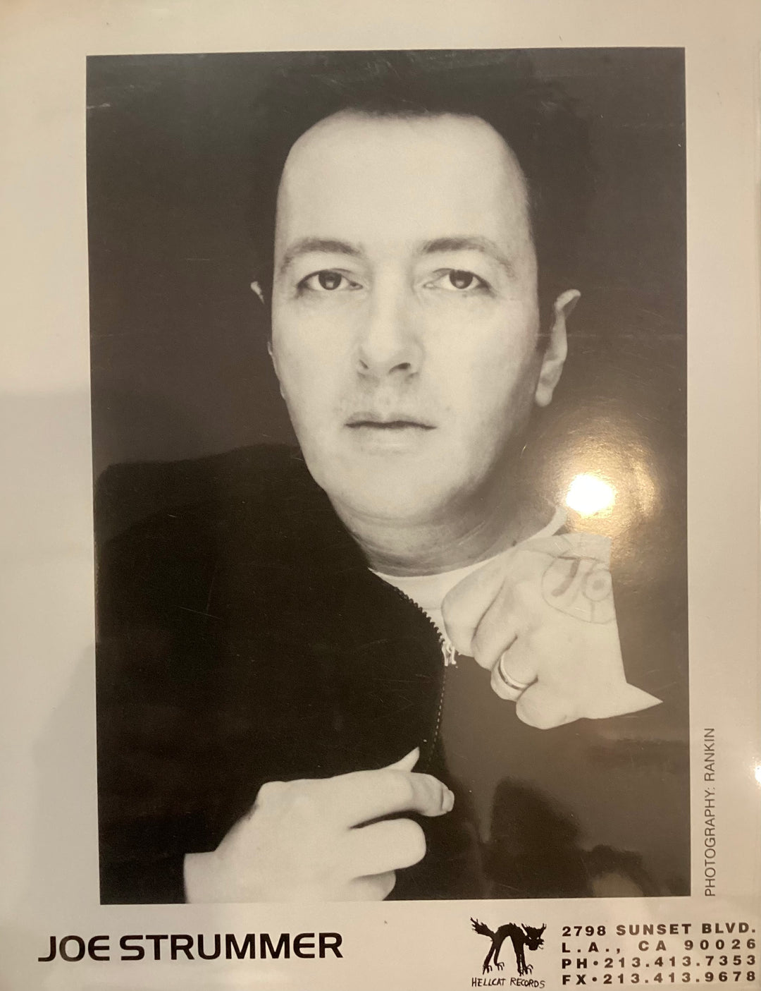 Vintage Joe Strummer Photograph