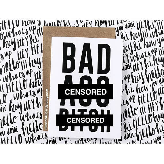 Honest AF Cards - Bad Ass Bitch Card
