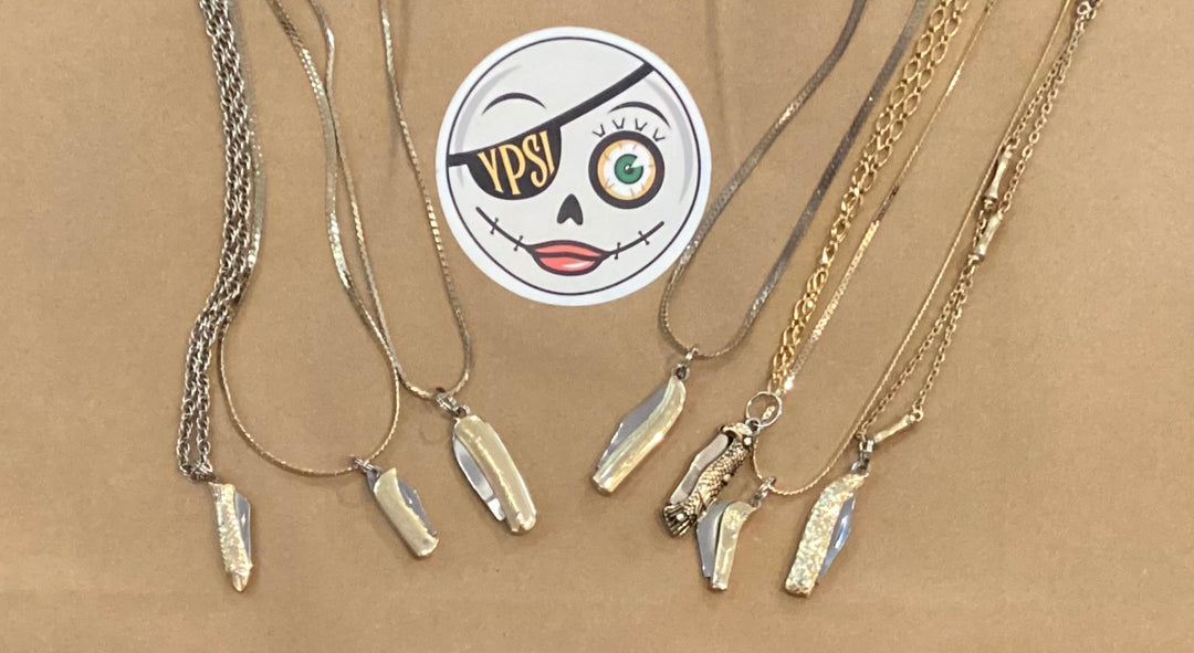 Small Miniature Cute Knife on Necklace Chain