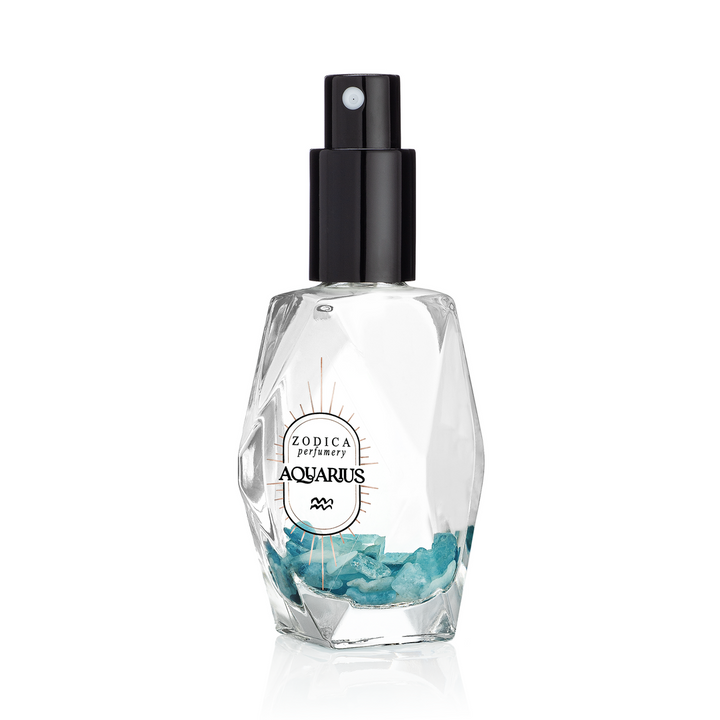 Crystal Infused Zodiac Perfume -Aquarius- 22ml / .75oz