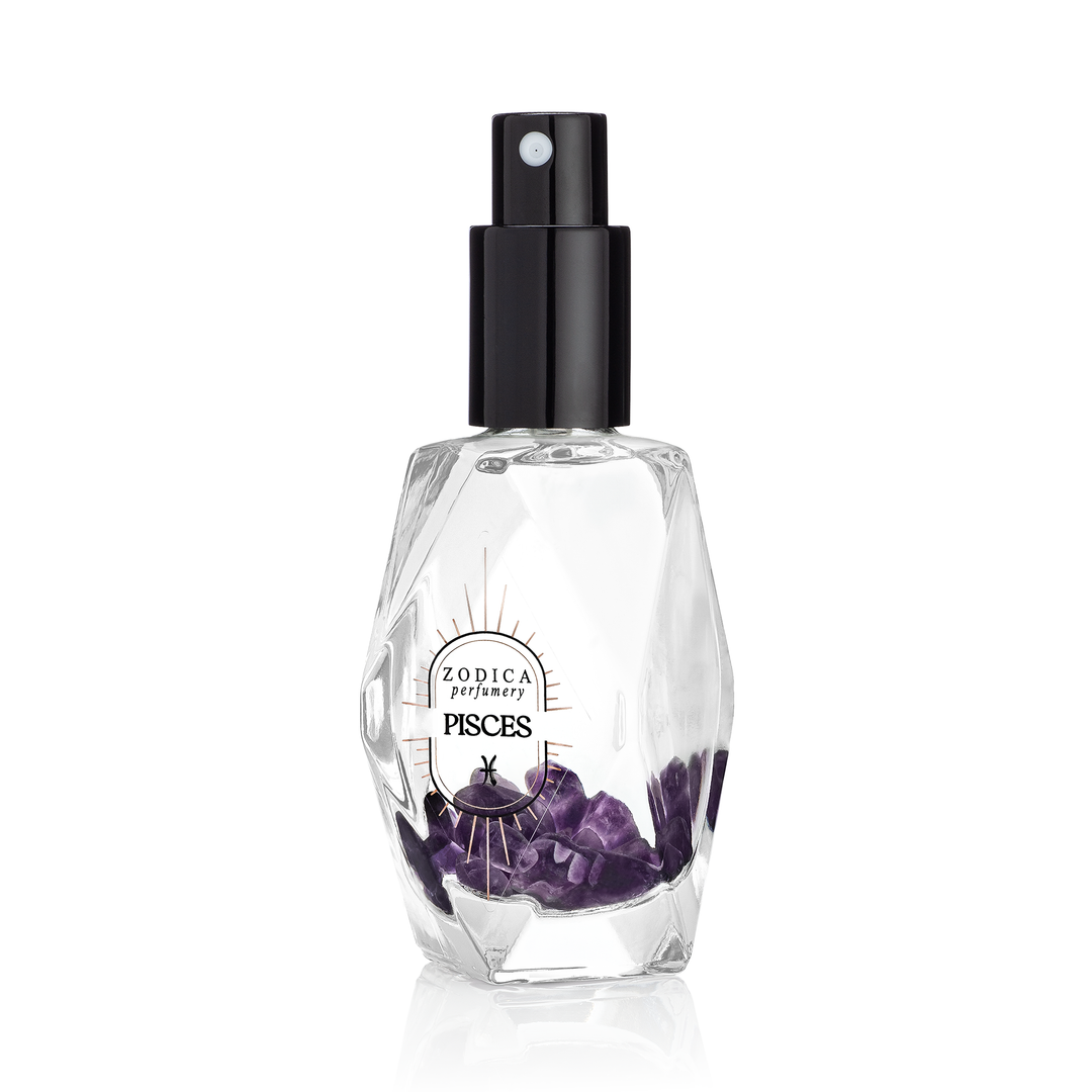Crystal Infused Zodiac Perfume -Pisces- 22ml / .75oz