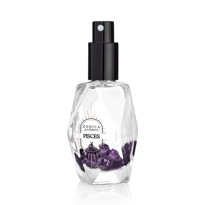 Crystal Infused Zodiac Perfume -Pisces- 22ml / .75oz