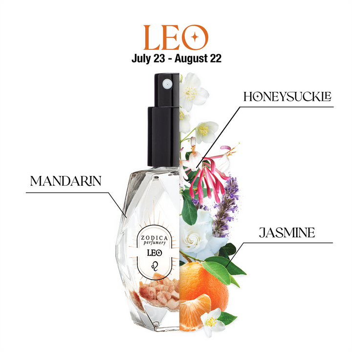 Crystal Infused Zodiac Perfume -Leo- 22ml / .75oz