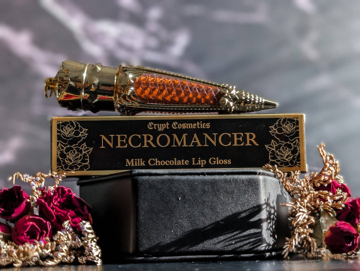 Crypt Cosmetics - NECROMANCER - Dark brown milk chocolate lip gloss