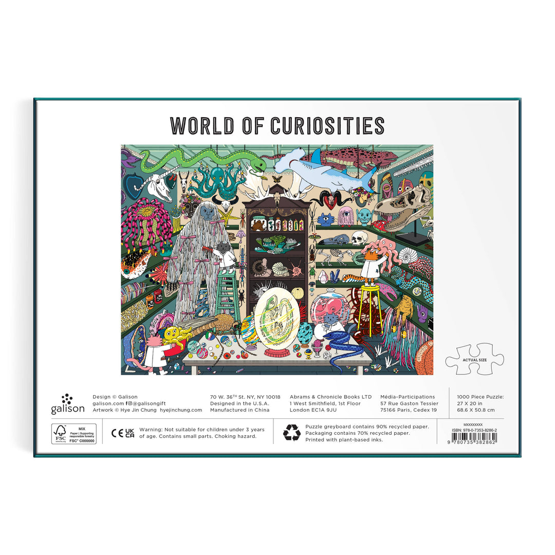 Chronicle Books - World of Curiosities 1000 Piece Puzzle