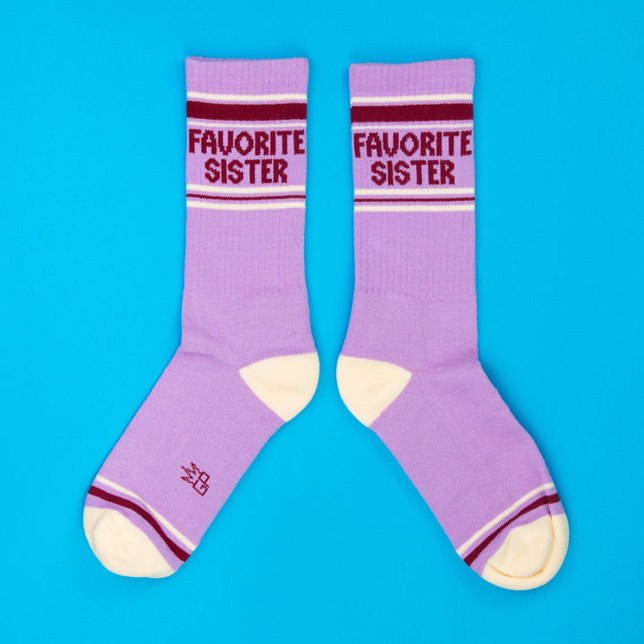 Gumball Poodle - Favorite Sister Gym Crew Socks