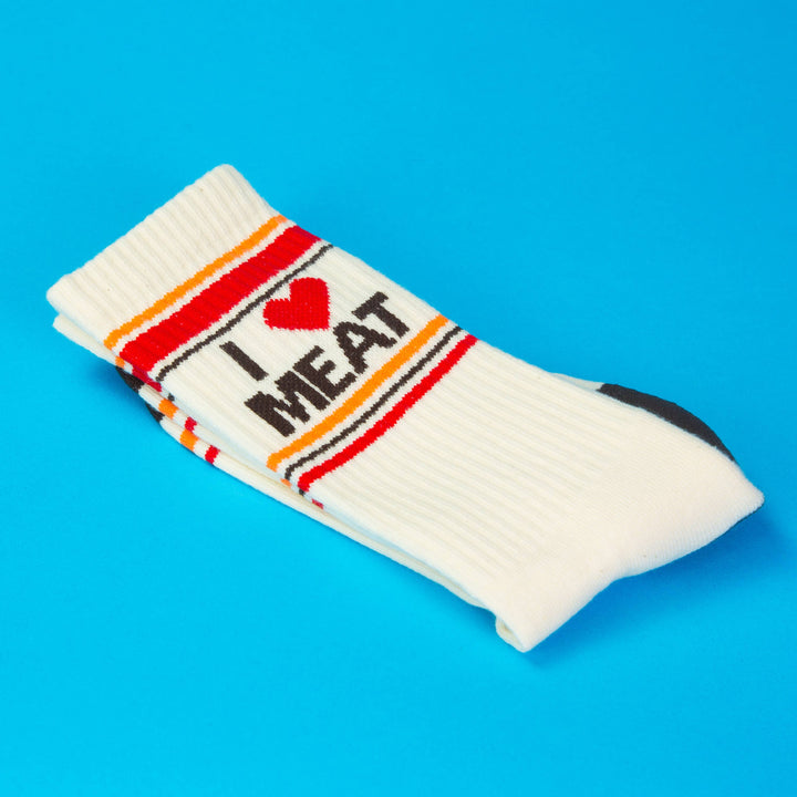 Gumball Poodle - I ❤️ Meat Gym Crew Socks