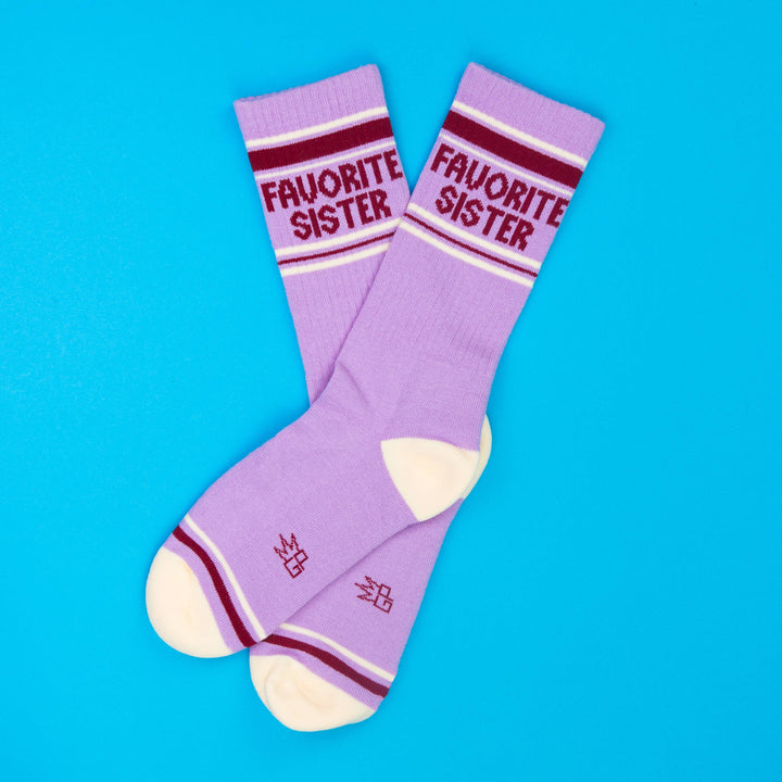 Gumball Poodle - Favorite Sister Gym Crew Socks