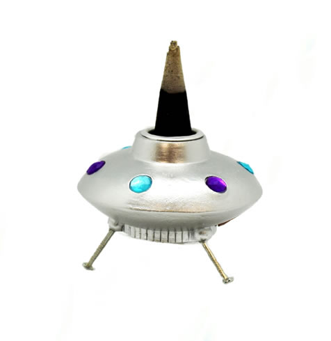 Fantasy Gifts - Space Ship BackFlow Incnese Burner
