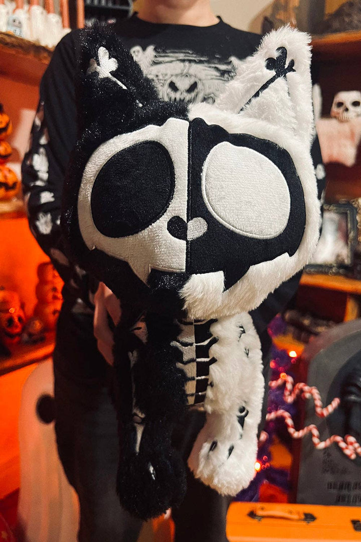vampirefreaks - Splitzokitty Plush Toy [BLACK/WHITE]