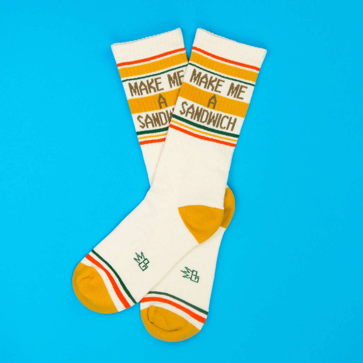 Gumball Poodle - Make Me A Sandwich Gym Crew Socks
