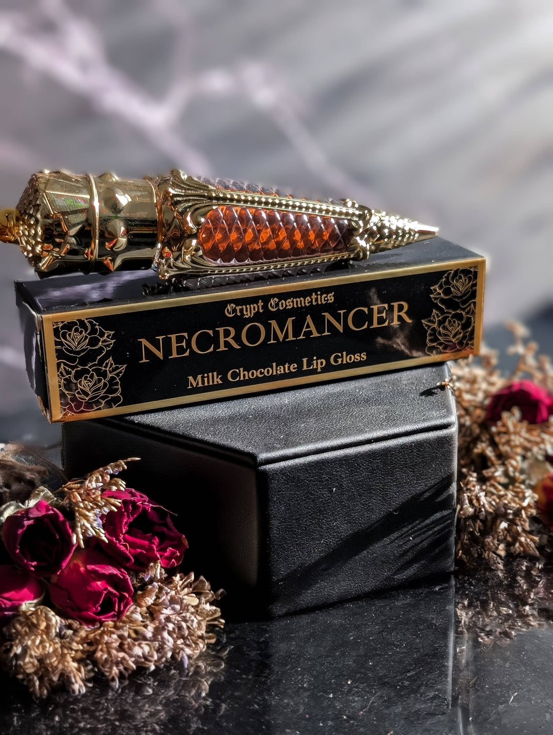 Crypt Cosmetics - NECROMANCER - Dark brown milk chocolate lip gloss