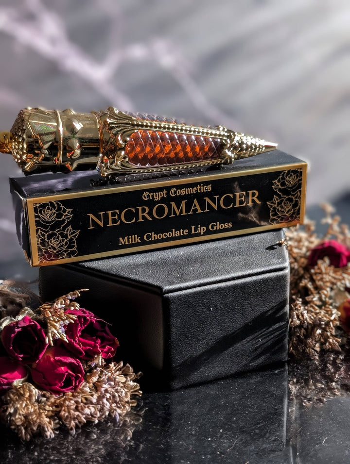 Crypt Cosmetics - NECROMANCER - Dark brown milk chocolate lip gloss