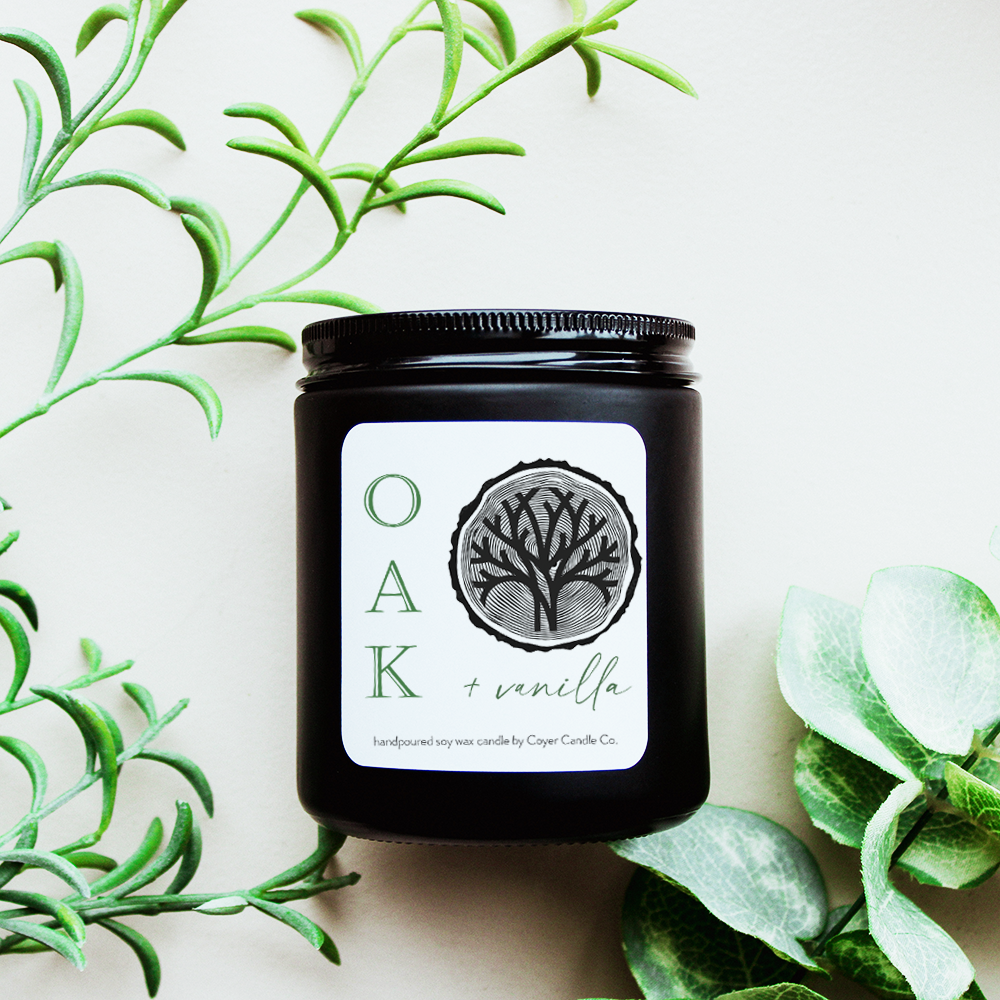 Odder Things Candle -  Oak + Vanilla