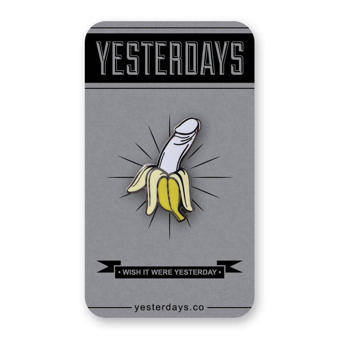 Dick Banana Enamel Pin