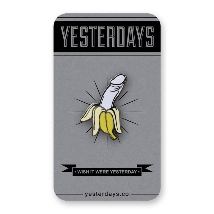 Dick Banana Enamel Pin