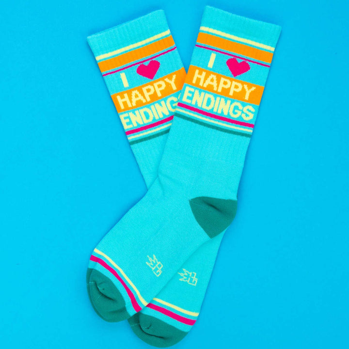Gumball Poodle - I ❤️ Happy Endings Gym Crew Socks