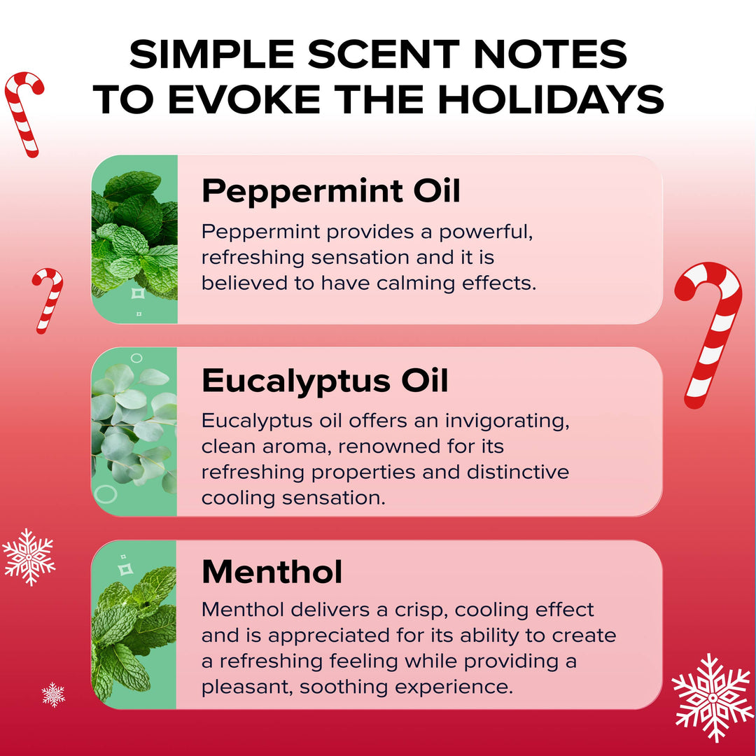 BoomBoom - BoomBoom Nasal Stick | Cool Refreshing Vapors  | Candy Cane : 24 sticks (4 countertop displays)