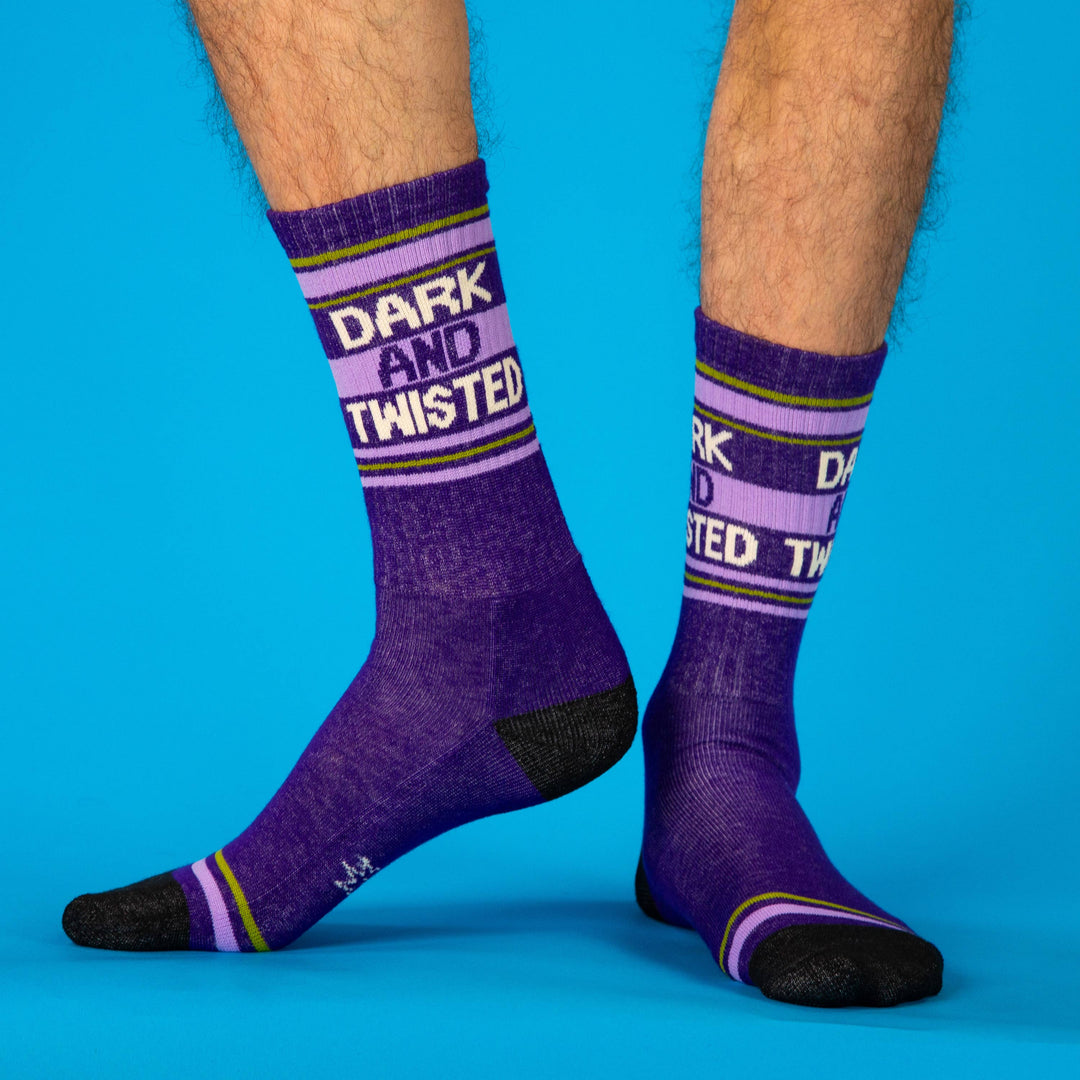 Dark And Twisted Gym Crew Socks