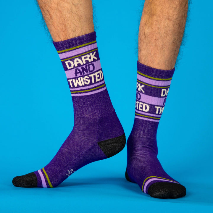 Dark And Twisted Gym Crew Socks