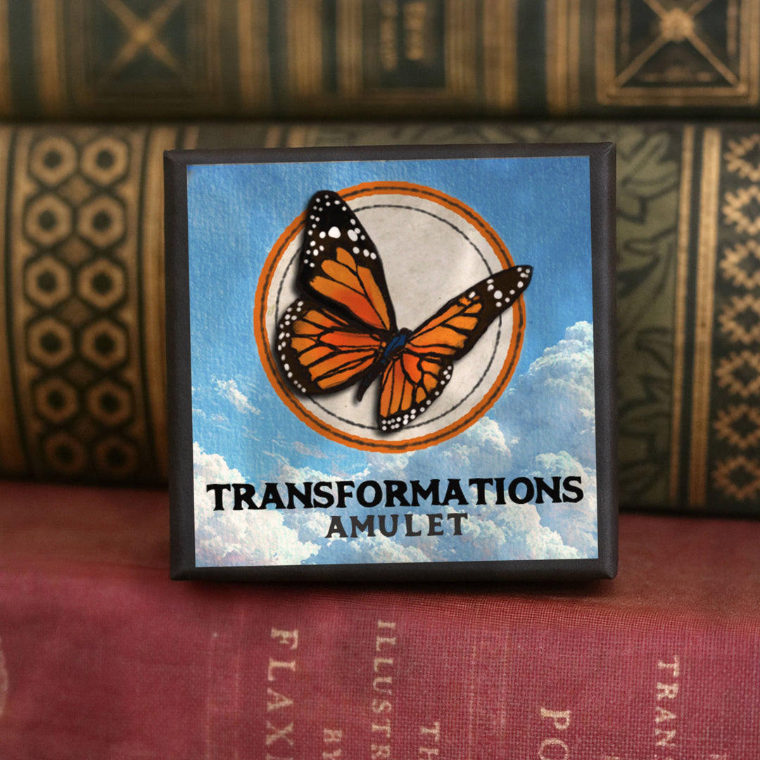 Brainmeats Atelier - Transformation Amulet – Personal Growth Talisman w/ Monarch