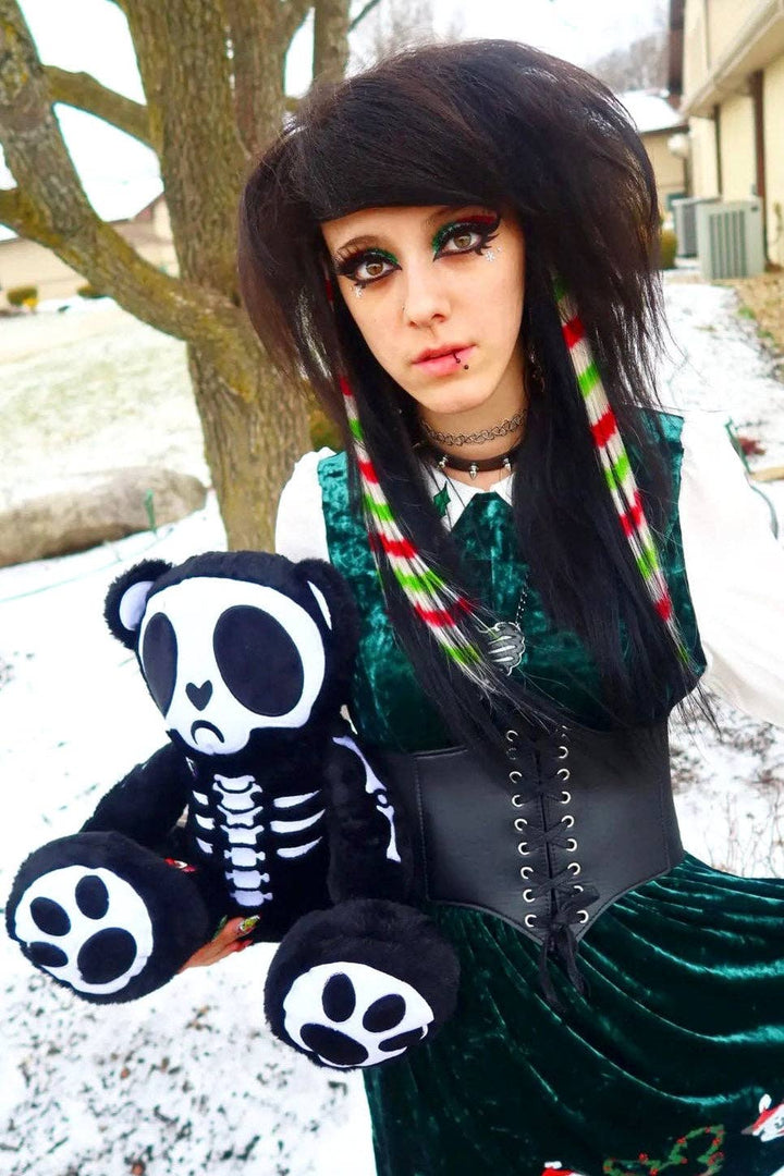 vampirefreaks - Grumpy Bones Bear Plush Toy