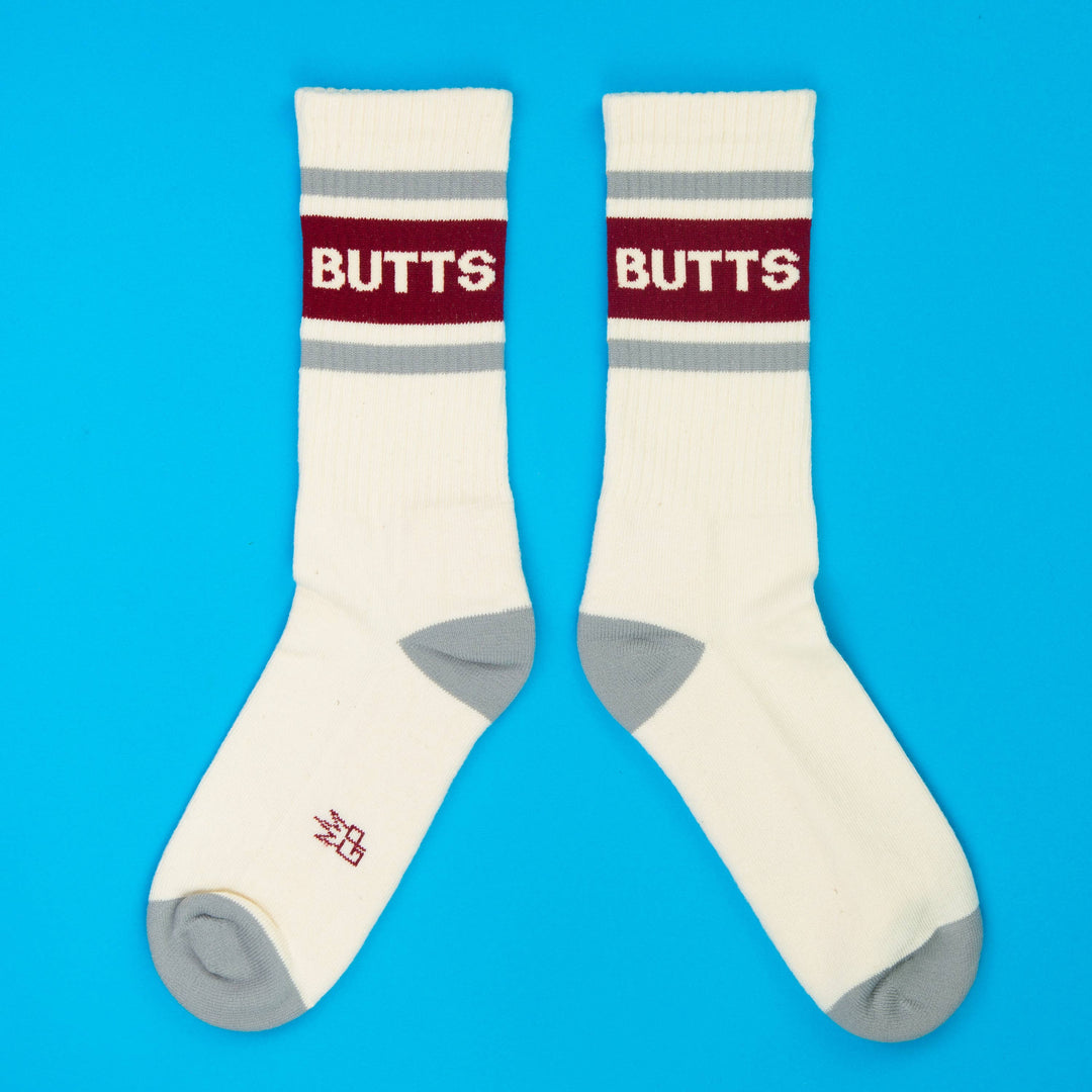 Gumball Poodle - Butts Gym Crew Socks