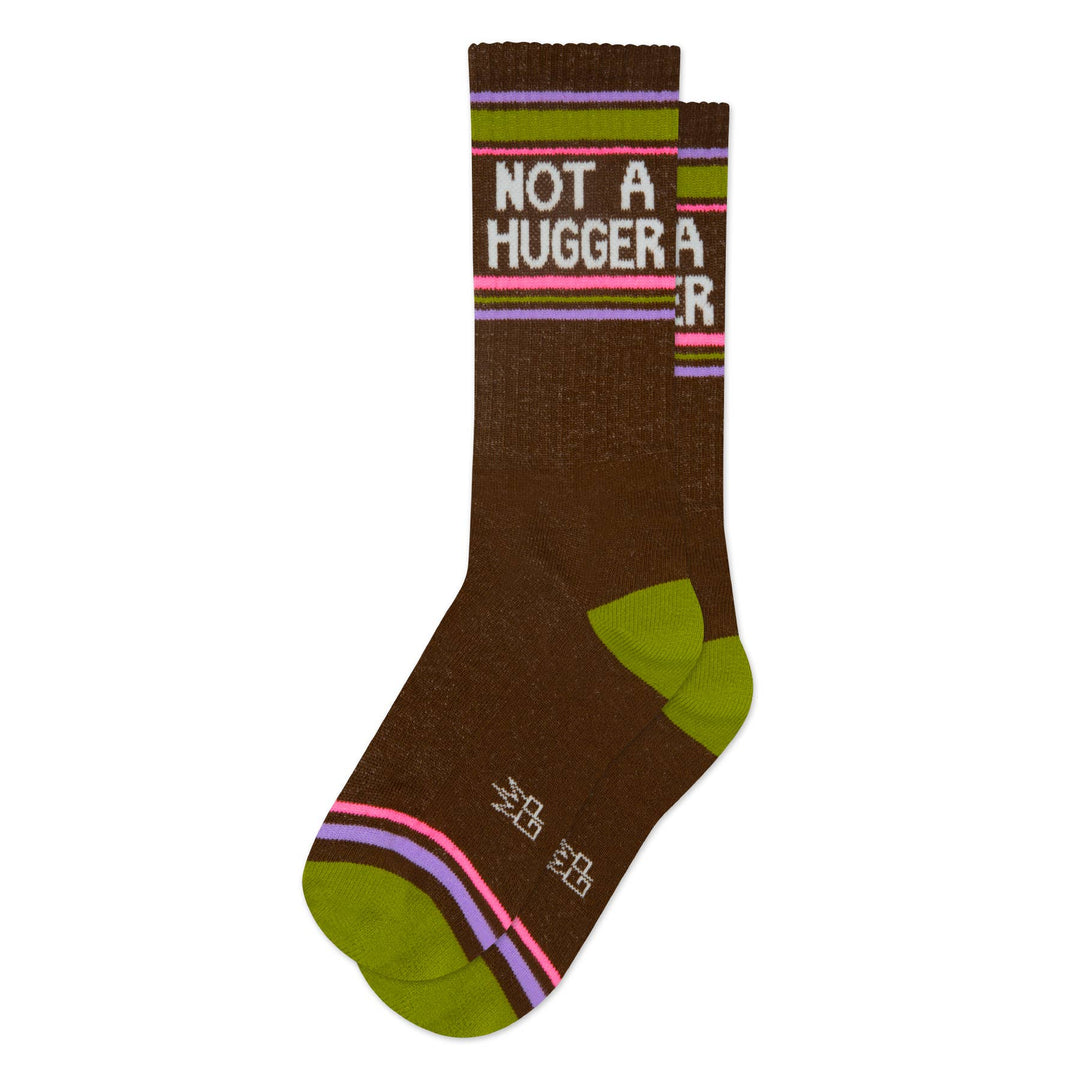 Not A Hugger Gym Crew Socks