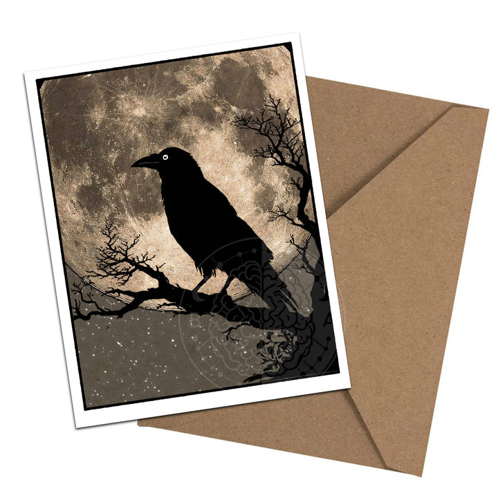Brainmeats Atelier - Night Guardians – Boxed Crow Moon Notecard Set