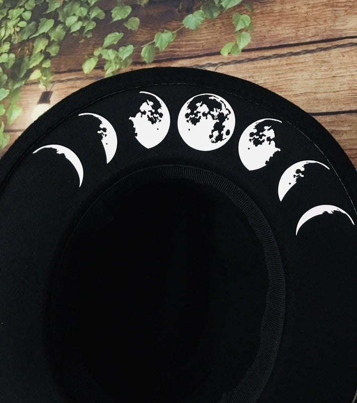 Vegan Felt Hat - Moon Phase