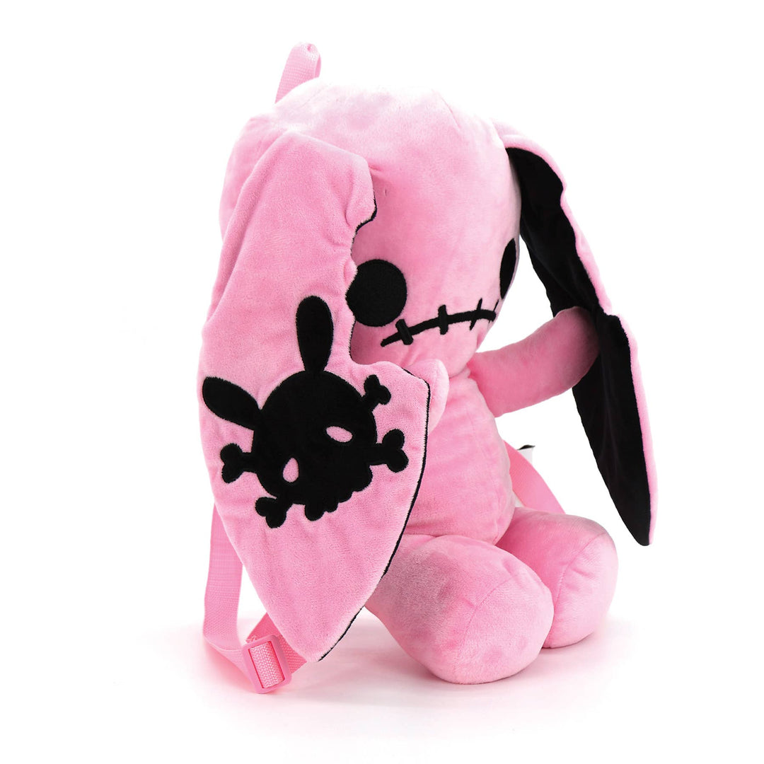 COMECO INC - Pink Naughty Bunny Stuffed Backpack