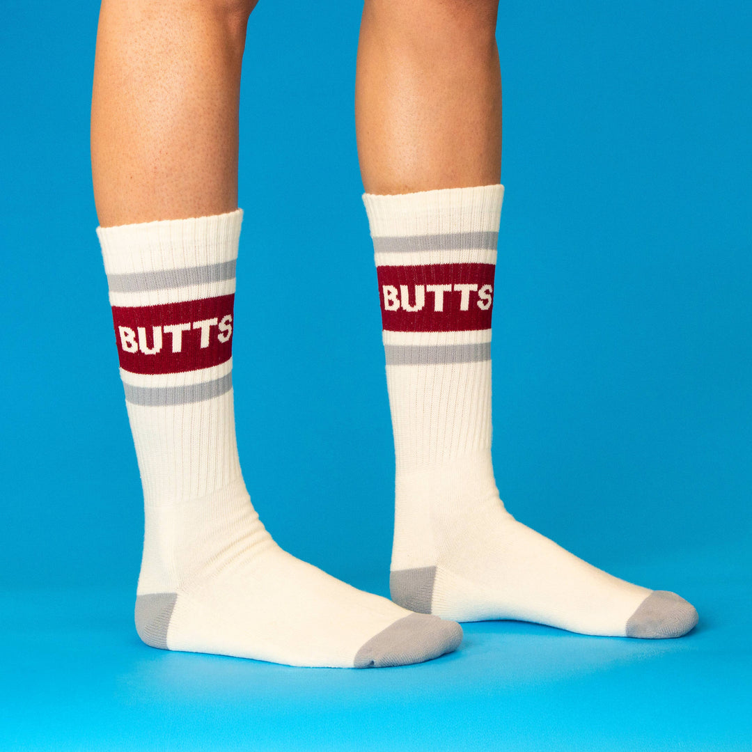 Gumball Poodle - Butts Gym Crew Socks